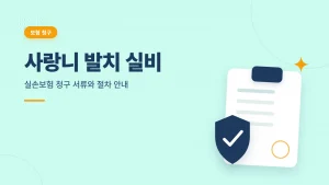 사랑니 발치 실비